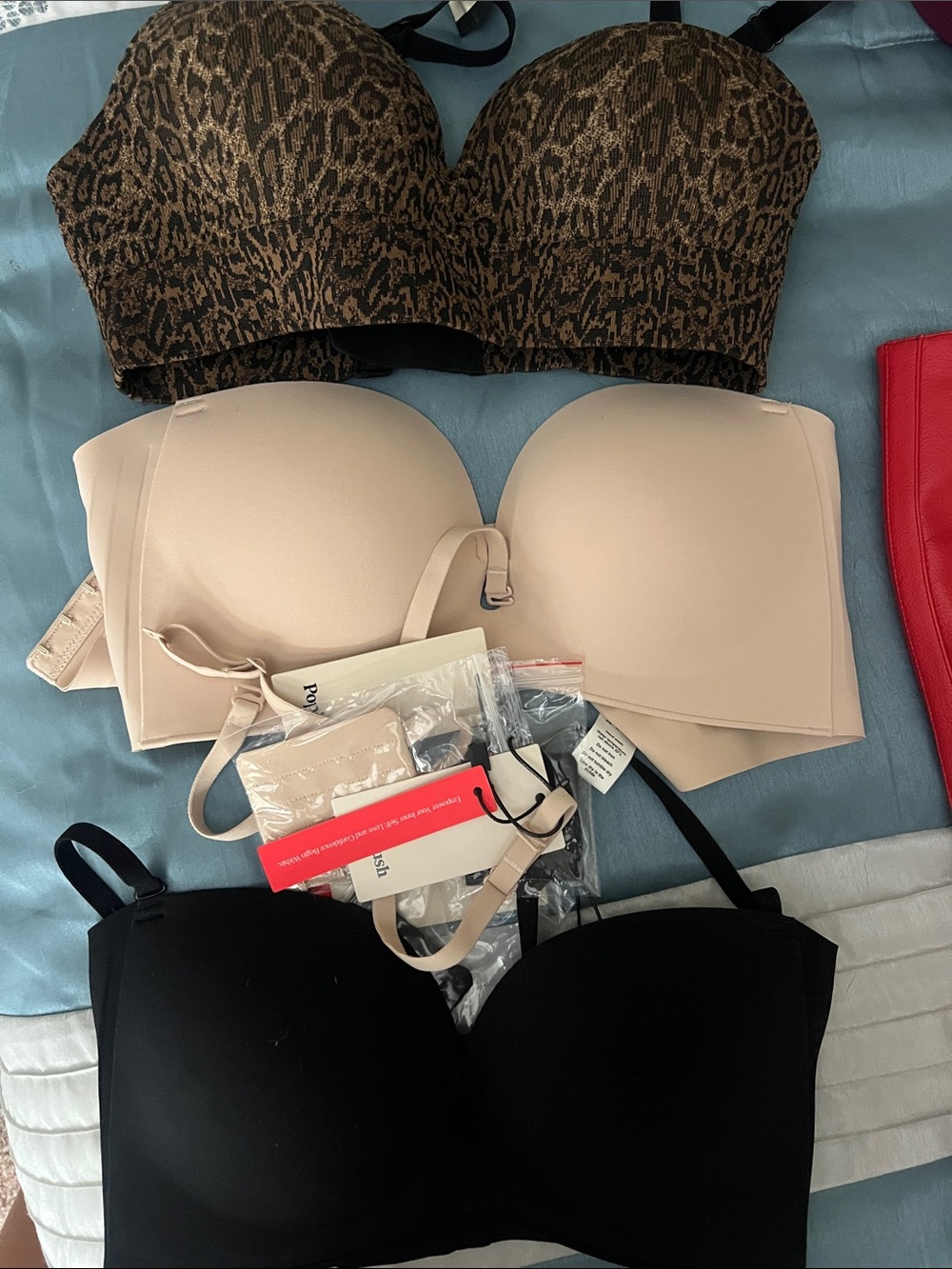 Convertible Strapless Bra in Beige - Smooth Molded Support